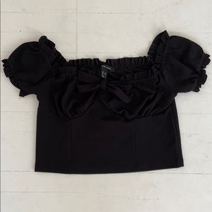 Ruffled Crop Top